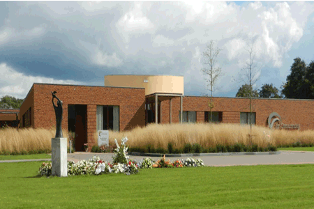 Interieur van Crematorium De Omarming